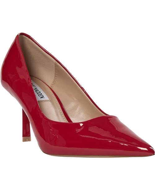 Steve Madden Vivion Pump Kvinde Red Patent Pumps & Stiletter Str 42 - hos Magasin