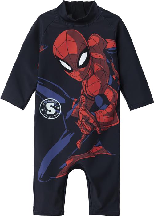 Name It Nmmmoth Spiderman LS UV Suit MAR Str 92 - Blå Uv Tøj & Hatte hos Magasin