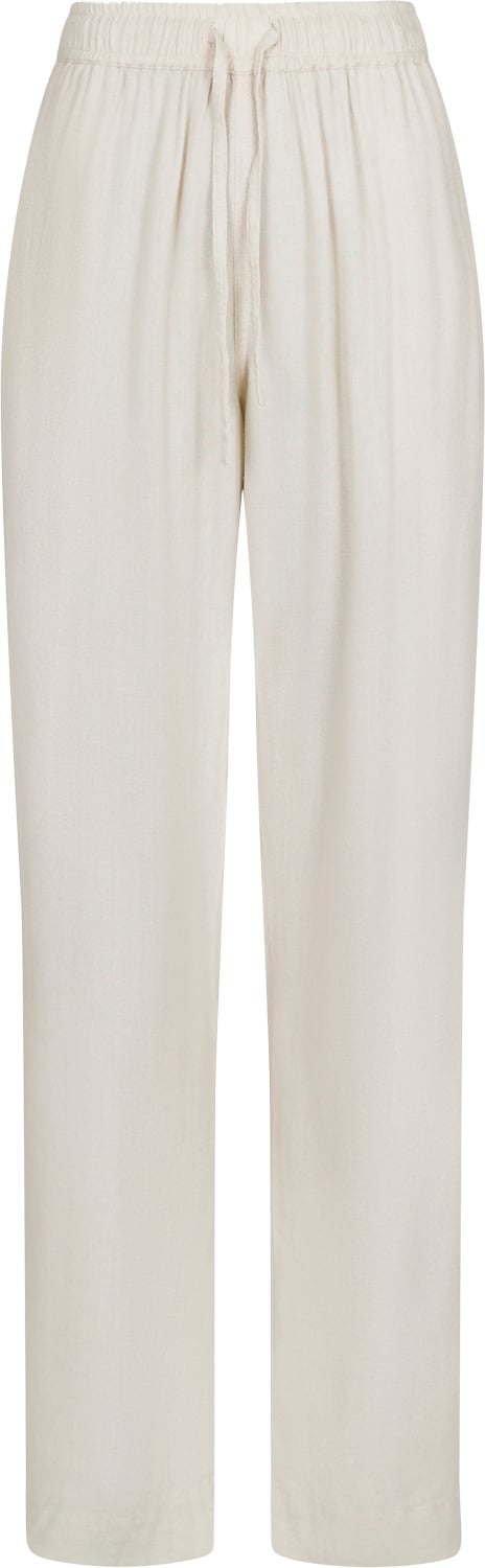 Se Neo Noir Sonar Drapy Linen Pants Kvinde Natural Hørbukser Str 44 - hos Magasin ved Magasin