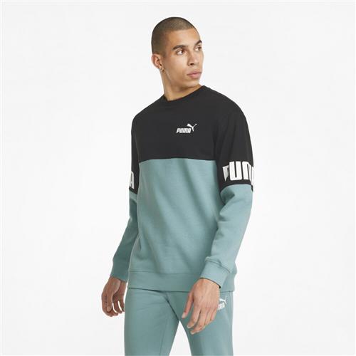 Puma Power Colourblocked Crew Neck Sweatshirt S - Sweatshirts Bomuld hos Magasin