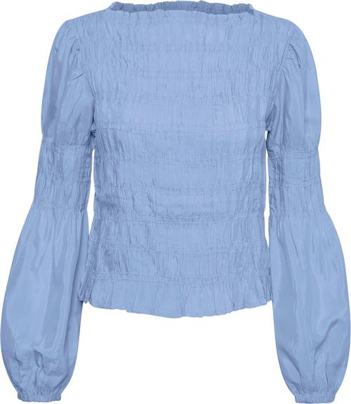 Cream Crhenva Blouse Kvinde Placid Blue Langærmede Bluser Str 40 - hos Magasin