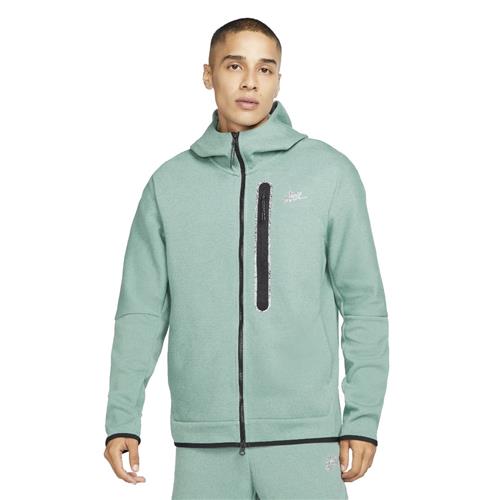 Se Nike Nike Sportswear Tech Fleece ME Mand Green Fleece Str M - Bomuld hos Magasin ved Magasin