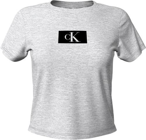 Calvin Klein Crew Neck Short Sleeve Tshirt Kvinde P7a Kortærmede T-shirts Str S - Bomuld hos Magasin