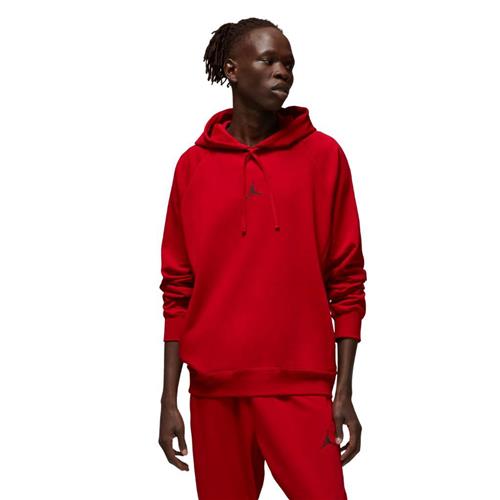 Nike Jordan Drifit Flecce Hoodie Mand Gym Red/black Hoodies Str L - Bomuld hos Magasin