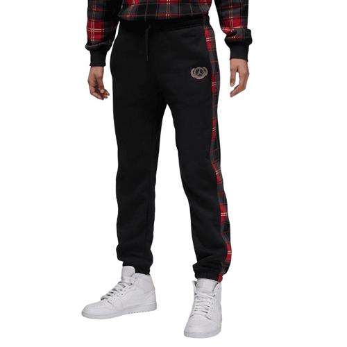 Se Nike Jordan Brooklyn Fleece Pants Kvinde Black/dk Driftwood Sweatpants Str M - Bomuld hos Magasin ved Magasin