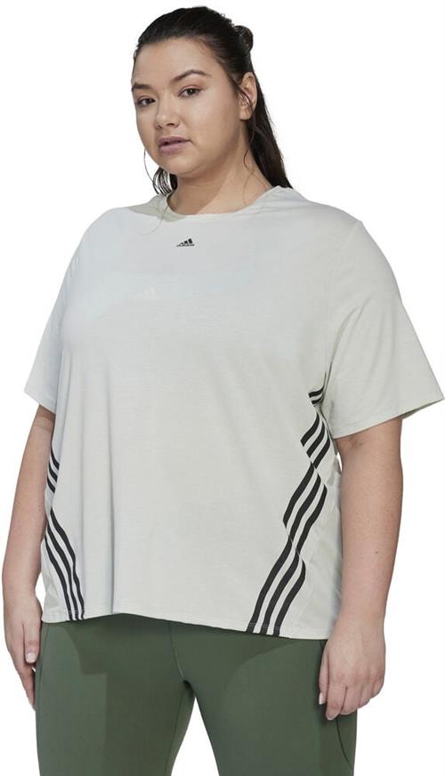 adidas Train Icons 3ipes T-shirt (Plus Size) XXL - Trænings T-shirts hos Magasin