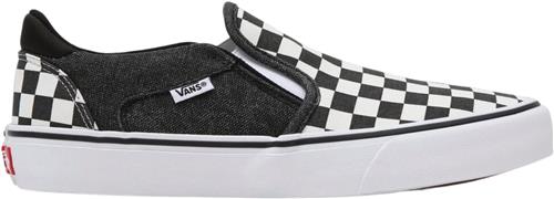 Vans Asher Deluxe Sneakers Mand Sort Sneakers Str 44.5 - Læder hos Magasin