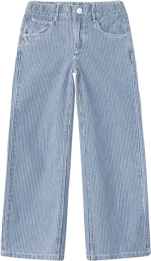 Name It Nkfrose Wide DNM Pant 2664ir Noos Str 128 - Blå Jeans Denim hos Magasin