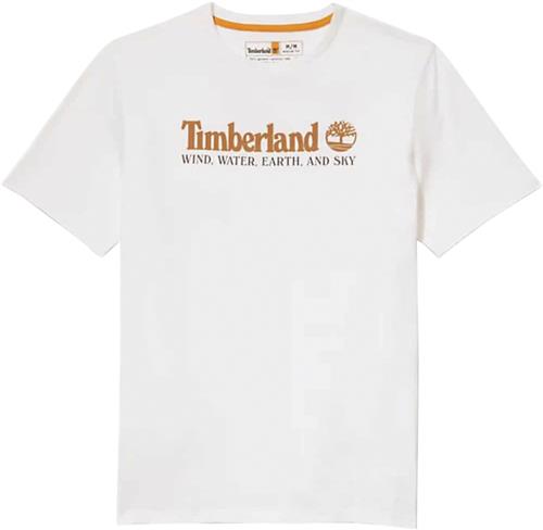 Se TIMBERLAND Wwes Front tee Mand White Kortærmede T-shirts Str XL - Bomuld hos Magasin ved Magasin