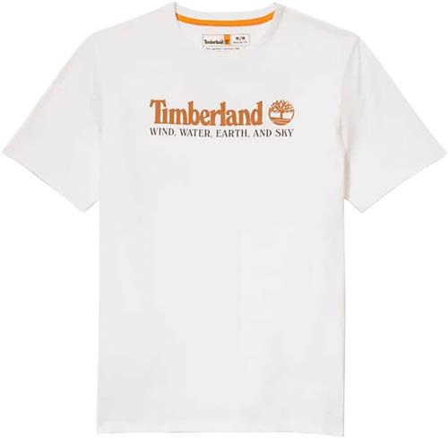 Se TIMBERLAND Wwes Front tee Mand White Kortærmede T-shirts Str XXXL - Bomuld hos Magasin ved Magasin