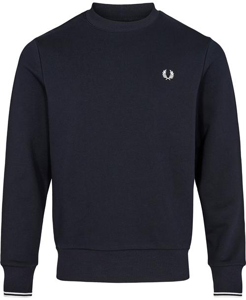 Fred Perry M7535 Mand Navy Sweatshirts Str S - hos Magasin