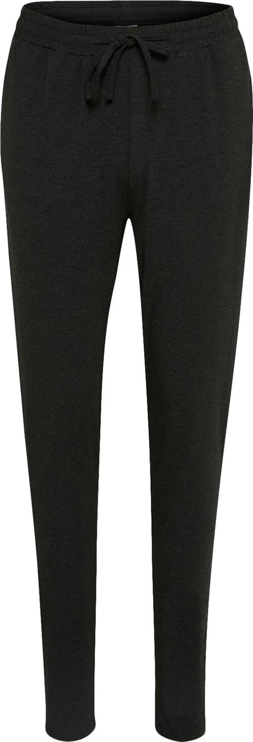 Se Kaffe Linda Pant Kvinde Dark Grey Melange Bukser Med Smalle Ben Regular Fit Str S - hos Magasin ved Magasin