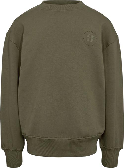 Se Sofie Schnoor Sweatshirt Str 10 år / 140 cm - Army Green Sweatshirts hos Magasin ved Magasin