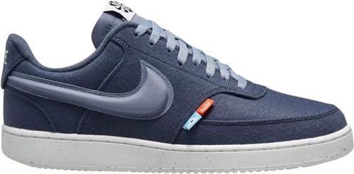 Nike Court Vision Low Next Nature Sneakers Mand Blå Sneakers Str 45.5 - Læder hos Magasin