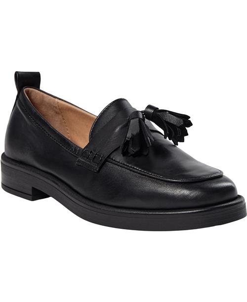 Pavement Shelly Tassel Kvinde Black Loafers Str 39 - Læder hos Magasin