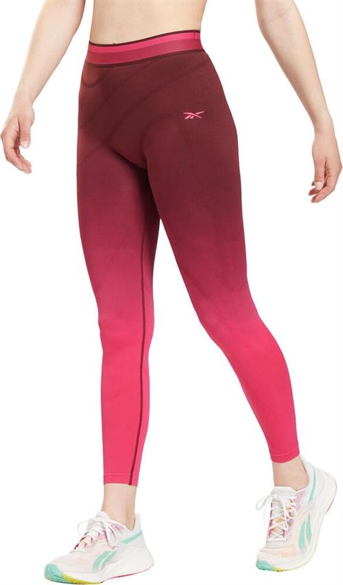 Reebok United By Fitness Seamless High Rise Træningstights L - Tights Nylon hos Magasin