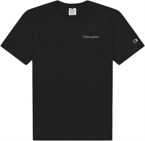 Champion Crewneck Tshirt Mand Black Kortærmede T-shirts Str L - Bomuld hos Magasin