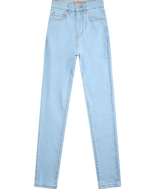 Denim Project Dpwmaja Highwaist Skinny Jeggins Kvinde W003 Light Blue Skinny Jeans Str 30 / 34 - hos Magasin