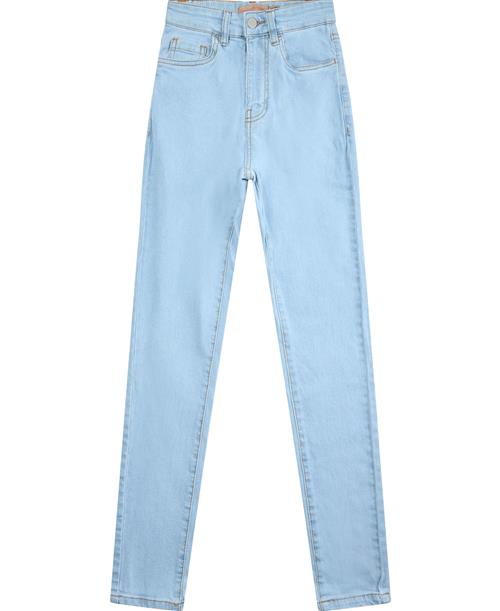 Denim Project Dpwmaja Highwaist Skinny Jeggins Kvinde W003 Light Blue Skinny Jeans Str 32 / 34 - hos Magasin