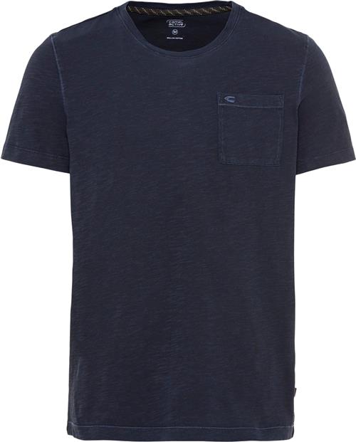 Camel Active NOS Tshirt Mand Night Blue Kortærmede T-shirts Str L - Bomuld hos Magasin