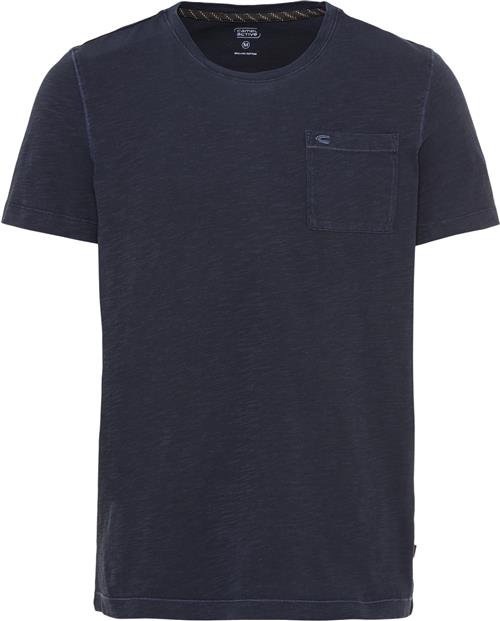 Camel Active NOS Tshirt Mand Night Blue Kortærmede T-shirts Str M - Bomuld hos Magasin