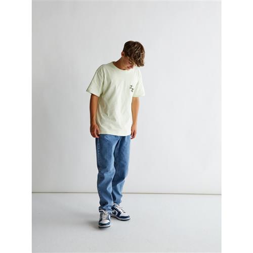 Grunt Street Loose Mid Blue Str 22/134 - Mid Blue Jeans hos Magasin