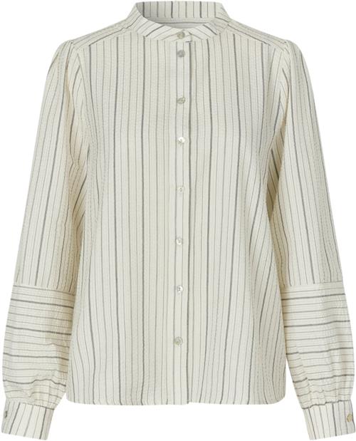 Se Lollys Laundry Linall Shirt LS Kvinde Stripe Langærmede Skjorter Str XS - hos Magasin ved Magasin