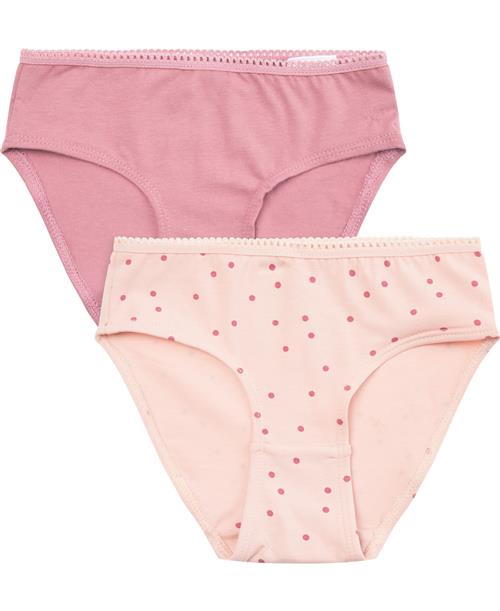 Se BAKITO by Magasin Du Nord Collection BAKITO by Magasin Girls Briefs 2pack Str 4 Rose Dot / Mesa Rose Underbukser Bomuld ved Magasin