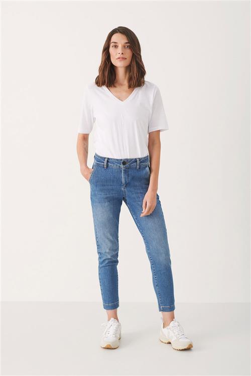 Se Part Two Soffiapw PA Soffiapw Kvinde Light Blue Denim Skinny Jeans Casual Fit Str 25 - hos Magasin ved Magasin