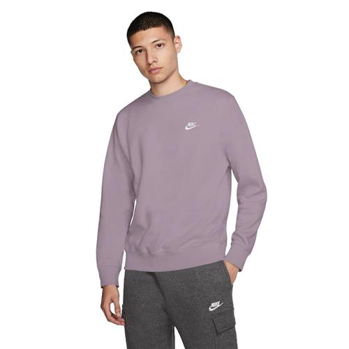 Nike Club Crewneck Mand White Sweatshirts Str XL - Bomuld hos Magasin