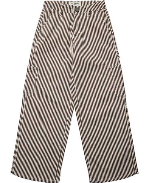 Sofie Schnoor Pants Str 8 år / 128 cm - Brown Striped Bukser hos Magasin