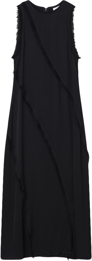 DAY Birger et Mikkelsen Rose Matte Crepe Kvinde Black Midi Kjoler Str 38 - hos Magasin