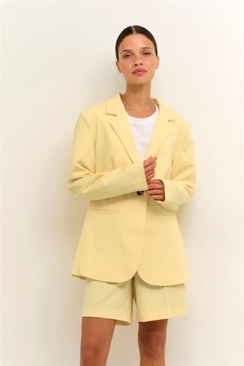 Kaffe Kasakura Blazer Kvinde Pale Banana Blazere Str 40 - hos Magasin