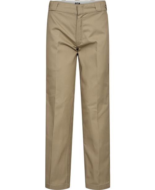 Se Dickies 874 Work Pant REC Khaki Mand Khaki Casual Bukser Str W30 L32 - hos Magasin ved Magasin