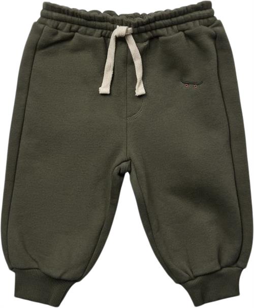 Sofie Schnoor Sweatpants Str 2-4 mdr / 62 cm - Forest Green Bukser hos Magasin