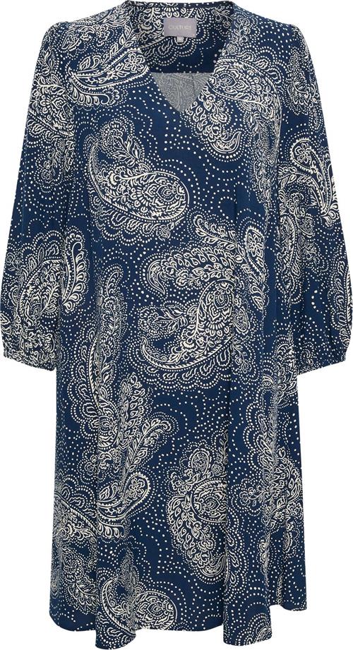 Culture Cupolly Short Dress Kvinde Blue/whitecap Paisley Korte Kjoler Str S - hos Magasin