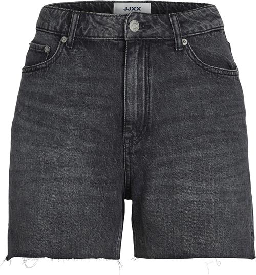 Se JJXX Jxaura RH Shorts HW RA Denim DNM SN Kvinde Dark Grey/ra005 Denim Shorts Straight Fit Str XL Denim - hos Magasin ved Magasin