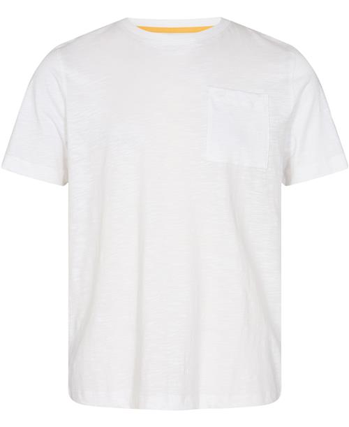 Camel Active NOS Tshirt Mand Broken White Kortærmede T-shirts Str M - Bomuld hos Magasin