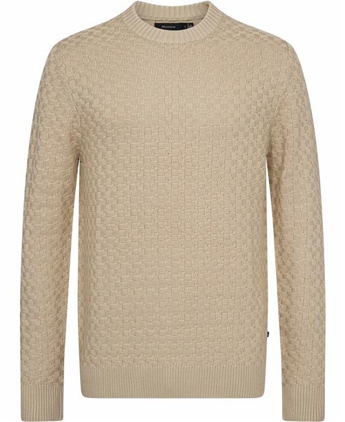 Se Matinique Matriton Mand Oyster Gray Sweaters Regular Fit Str S - hos Magasin ved Magasin