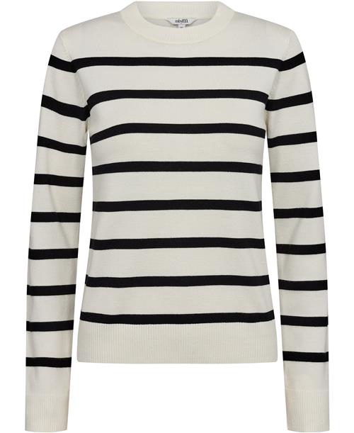 mbyM Canam Kvinde Sugar Black Stripe Sweaters Str S - hos Magasin