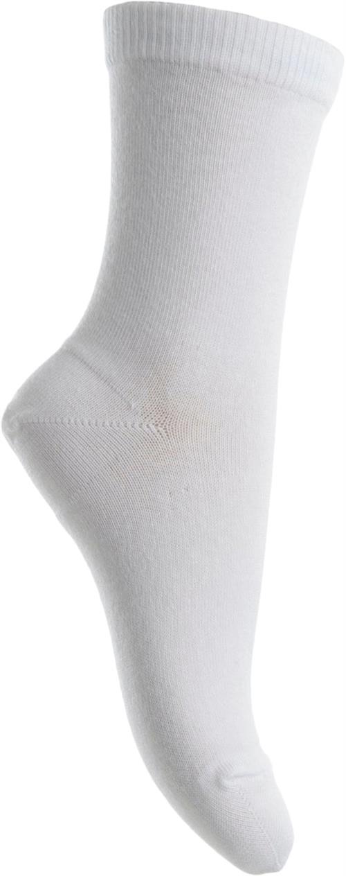 Se mp Denmark Ankle Cotton Plain Str 25/28 - Hvid Strømper hos Magasin ved Magasin