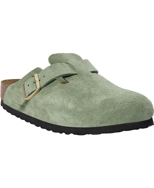 Birkenstock Boston SFB Leve Green Tea Kvinde Green Tea Slip-ins Str 40 - hos Magasin