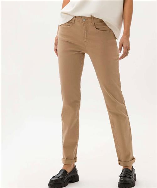 Se BRAX Style.Carola Kvinde Sand Skinny Jeans Str 40 - Denim hos Magasin ved Magasin