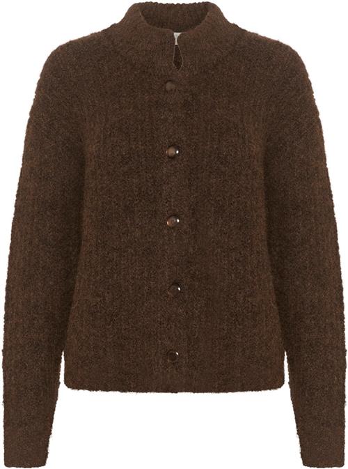 Se Kaffe Kaane Knit Cardigan Kvinde Java Melange Cardigans Str L - hos Magasin ved Magasin