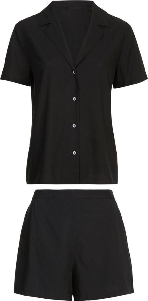 Calvin Klein Short Sleeve Pyjama set Pyjamassæt Str M - Viskose hos Magasin