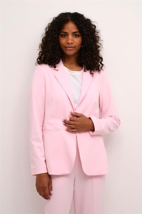 Se Kaffe Kasakura Blazer Kvinde Pink Mist Blazere Str 42 - hos Magasin ved Magasin