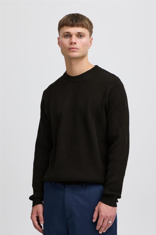 !Solid Sdhami Mand True Black Sweaters Regular Fit Str XL - hos Magasin