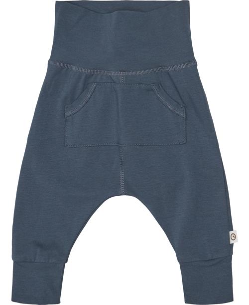 Müsli by Green Cotton Cozy me Pocket Pants boy Str 62 - Midnight Bukser Bomuld hos Magasin