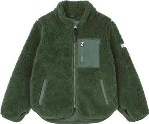 Liewood Nolan Jacket Str 98 - Garden Green Fleece hos Magasin