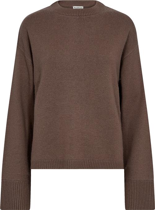 Bruun & Stengade BS Michelle Knitwear Kvinde Mink Sweaters Str XS - hos Magasin